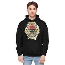 Lade das Bild in den Galerie-Viewer, Fleece-Pullover Unisex Gold - Skull