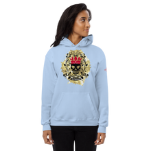 Lade das Bild in den Galerie-Viewer, Fleece-Pullover Unisex Gold - Skull
