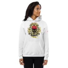 Lade das Bild in den Galerie-Viewer, Fleece-Pullover Unisex Gold - Skull