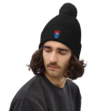 Lade das Bild in den Galerie-Viewer, Beanie mit Bommel - Mütze - Skull
