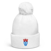 Lade das Bild in den Galerie-Viewer, Beanie mit Bommel - Mütze - Skull
