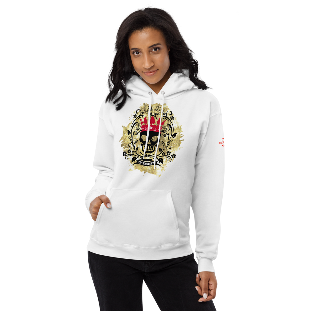 Fleece-Pullover Unisex Gold - Skull